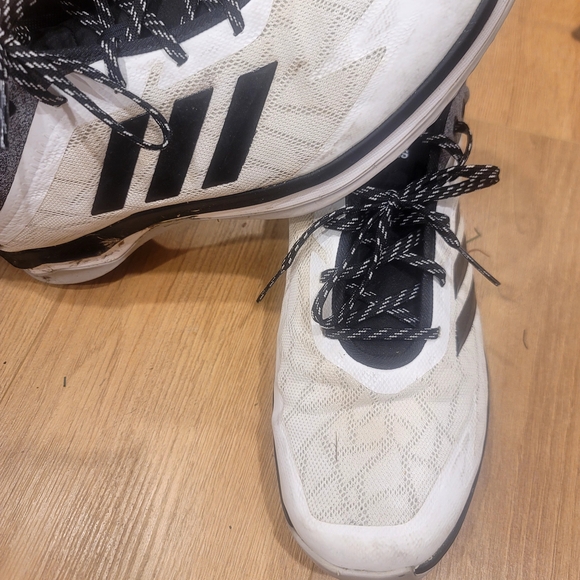 Adidas Men's Black and White Sneakers - Picture 3 of 4